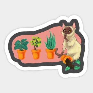 Houseplant connoisseur Sticker